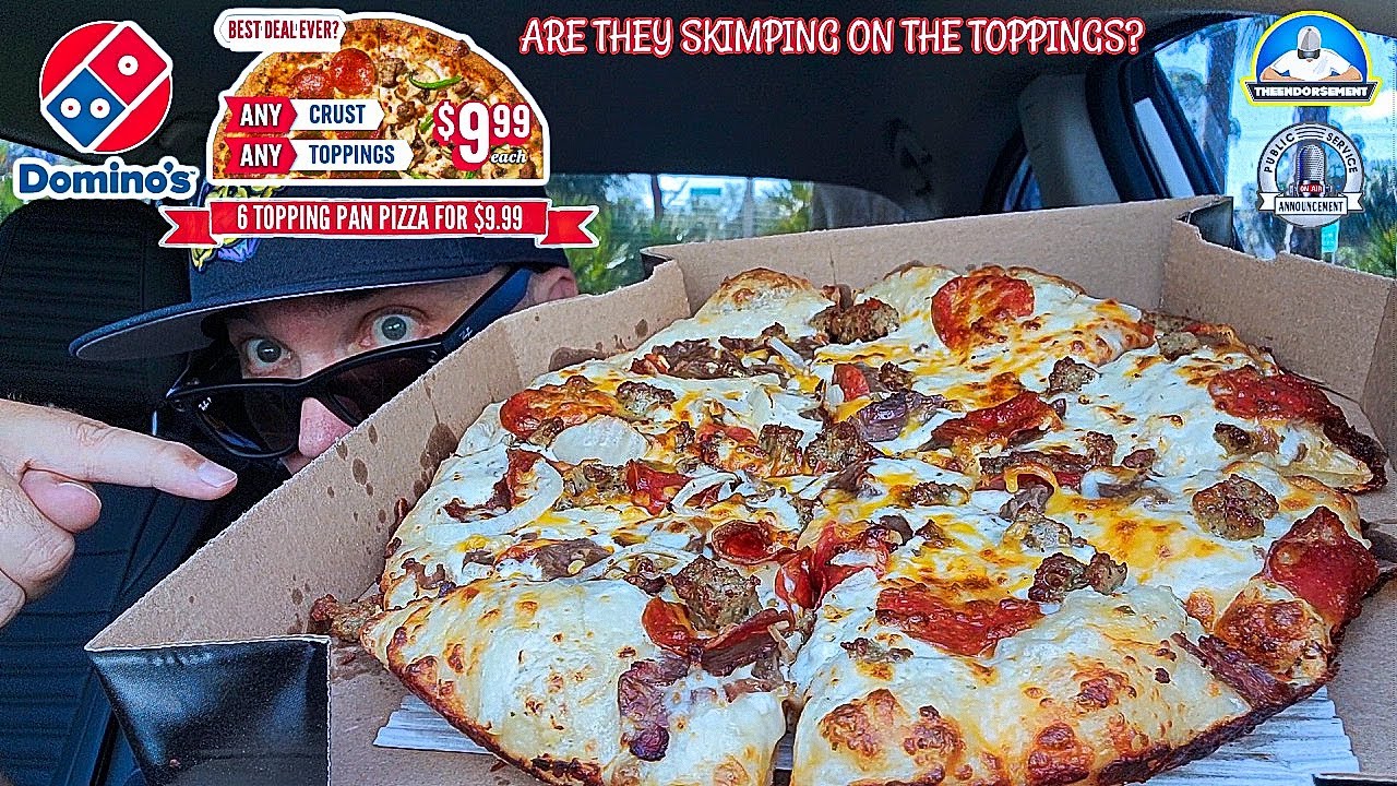 Domino's® 9,99 $. Любые начинки, пицца любого размера! 🍕 | Экономят на начинках? | theendorsement