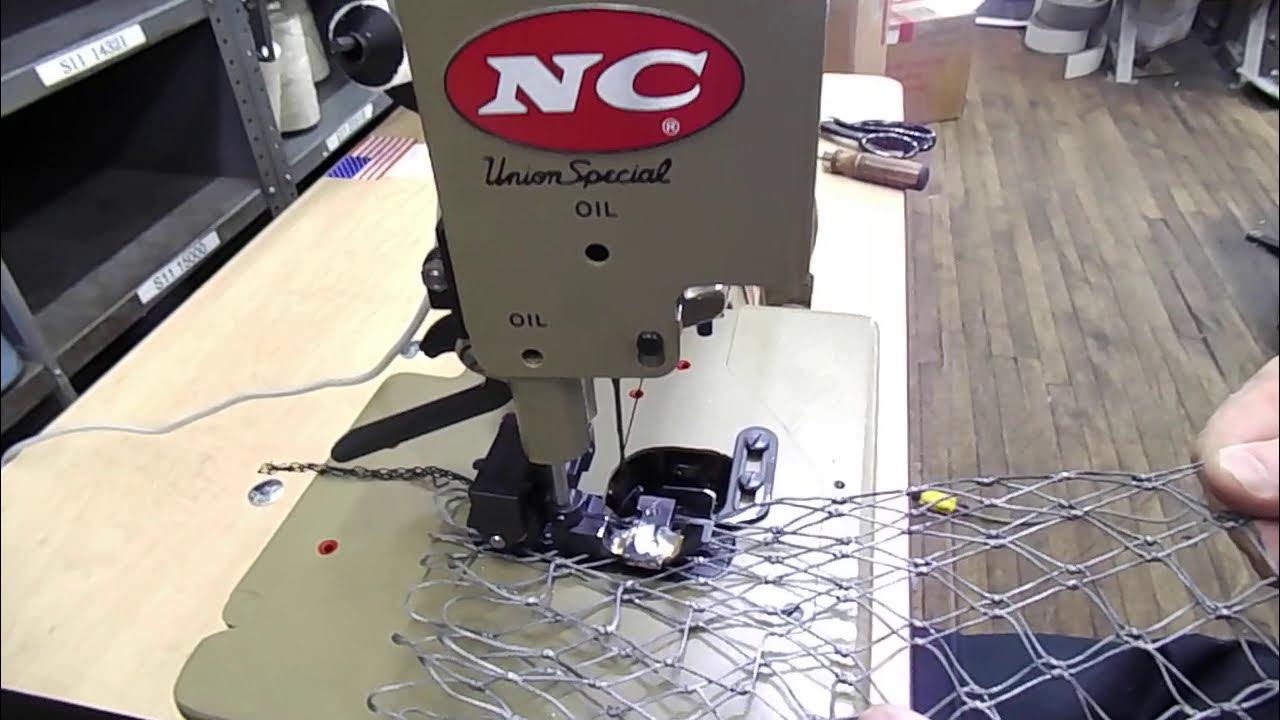 How to join nets together with NC Netting Sewing Machine model 81200TF