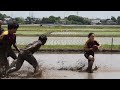 Rice field rugby events make for splashy fun - The Japan News