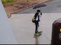 Skateboarding in the Rain - На скейтборте под дождём