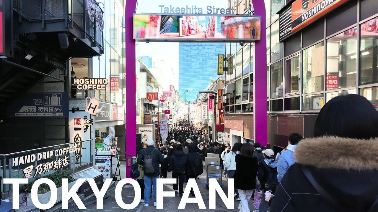 竹下通り散歩 |【4K】 Walking Takeshita Dori Street Tokyo Japan (Jan. 2026)
