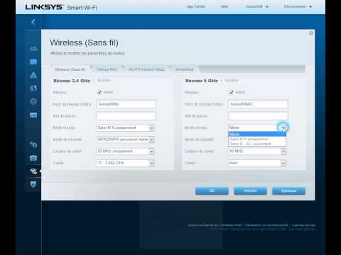 Linksys EA6300 AC 1200 Configuration WIFI