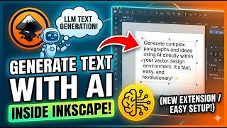 Generate Text With An Llm Directly Inside Inkscape New Extensioneasy Setup