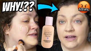 Too Faced Born This Way Healthy Glow Moisturizing Skin Tint | WEEKLY WEAR: Oily Skin Review