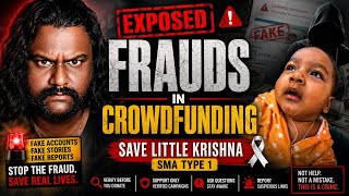 FRAUDS IN CROWDFUNDING 🚨 - Save Little Krishna | SMA Type 1 | Verify Before You Donate screenshot 1
