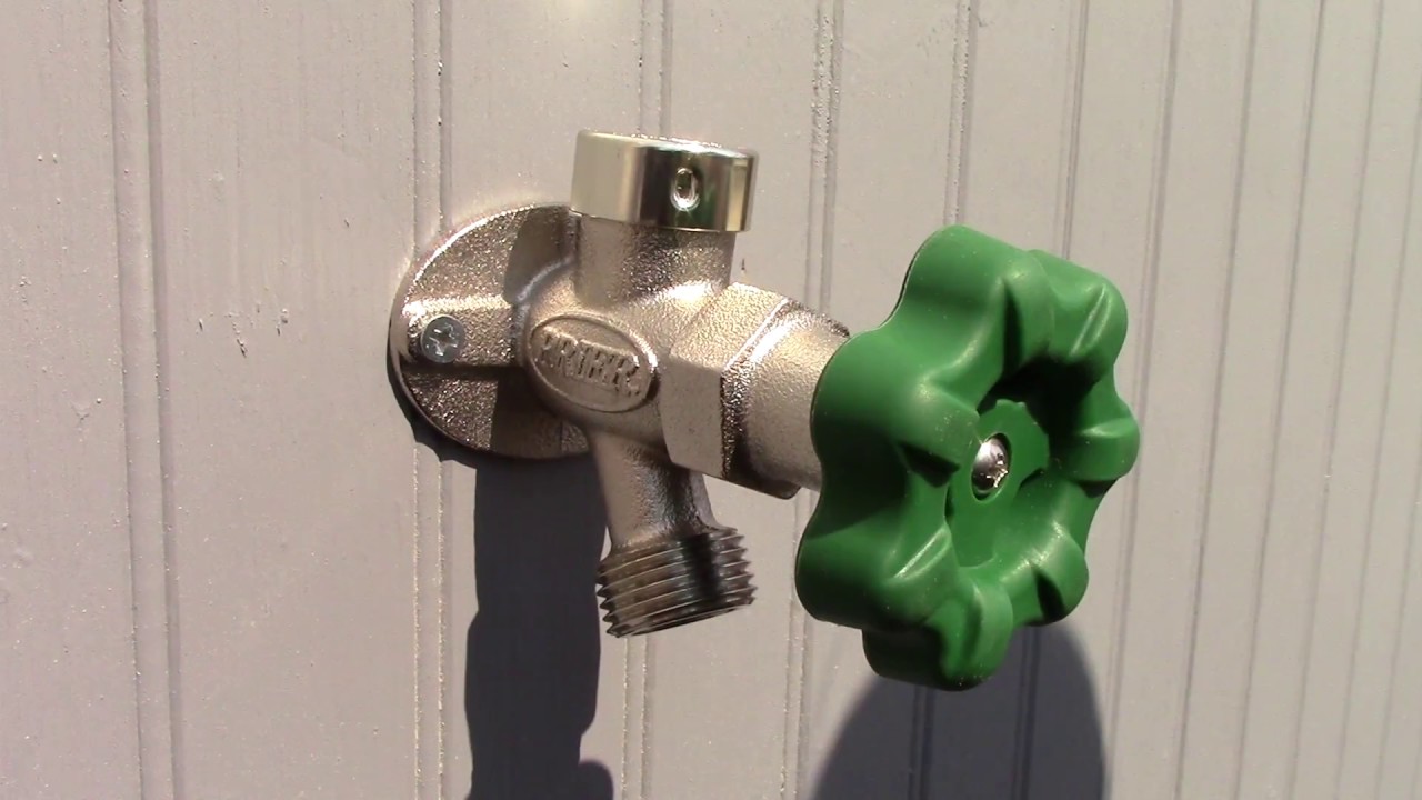 P 164g Residential Outdoor Faucet Installation Youtube