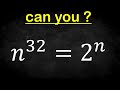 A VERY HARD EXPONENTIAL EQUATION