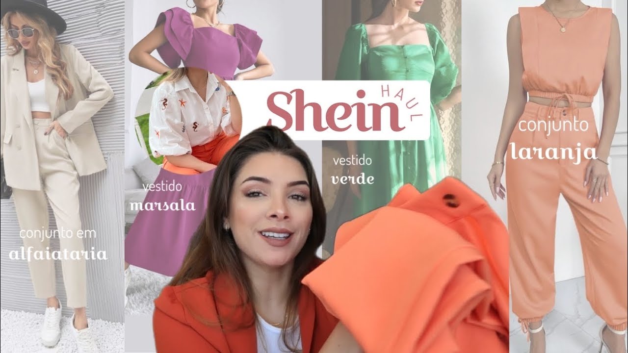 COMPRINHAS PRIMAVERA SHEIN: conjuntos lindos, vestidos, camisa de linho + provando tudo!