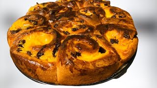 Brioche chinois بريوش بكريم باتيسيير وحبيبات الشكولا ولا اروووووع