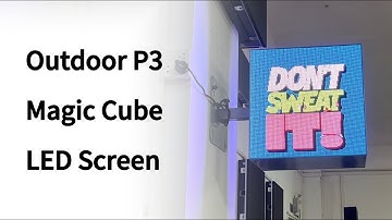 High Brightness Outdoor P3 Magic Cube LED Display #nseled #nseledcloud #nseledeurope