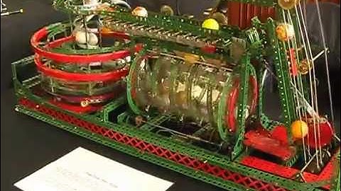 MVI 4411 - 5-stage Partridge Meccano Ping-Pong Ball Roller