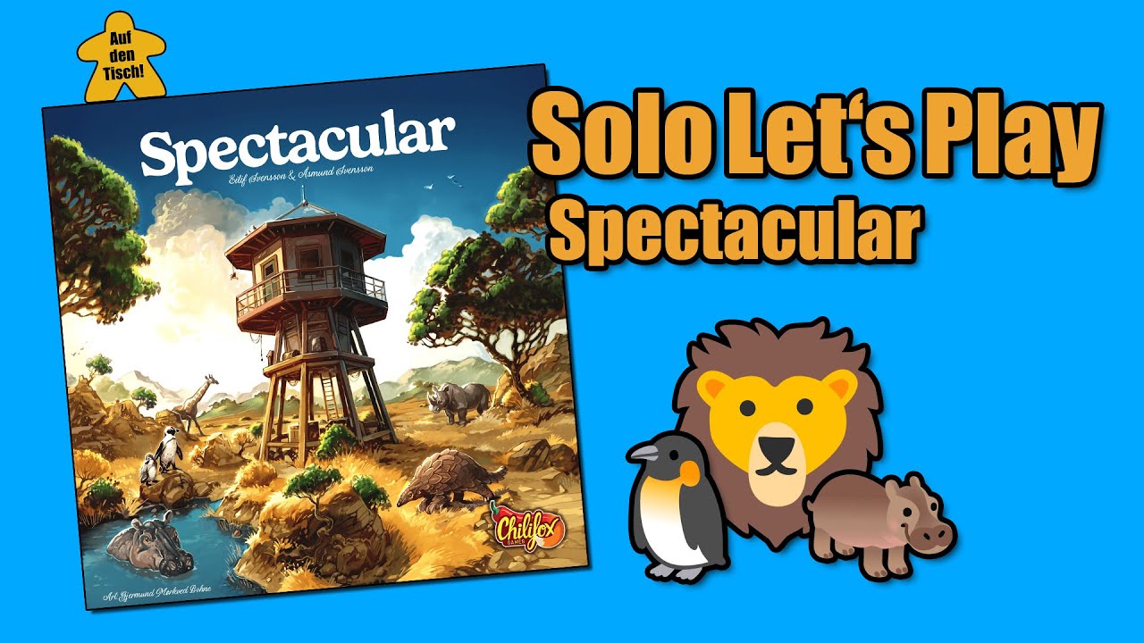 Solo Let's Play 🎲 Spektakulär / Spectacular | Auf den Tisch!