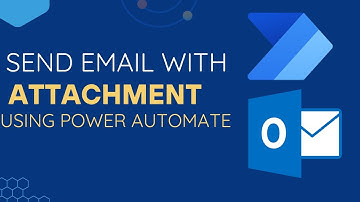 send an email with attachment using power automate and one drive