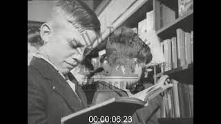 Boys Reading Adventure Books and Comics, 1940s - Film 1091223