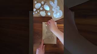 Mess-free fun! Create a textured bunny with whatever you have at home—beans, paper, buttons, you...