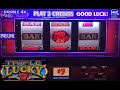 CLASSIC OLD SCHOOL HIGH LIMIT CASINO SLOTS: TRIPLE LUCKY 7'S + DOUBLE 4X WILD CHERRY SLOT PLAY!