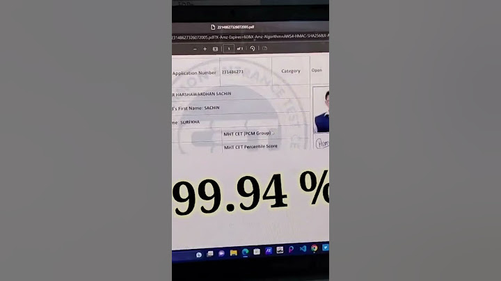 My MH CET(pcm) shocking result || 99.94 percentile.
