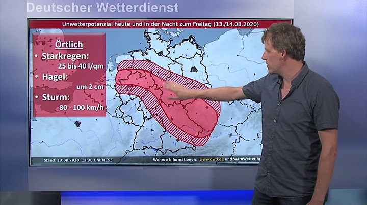 13.08.2020 Unwetterinformation - Deutscher Wetterdienst (DWD)