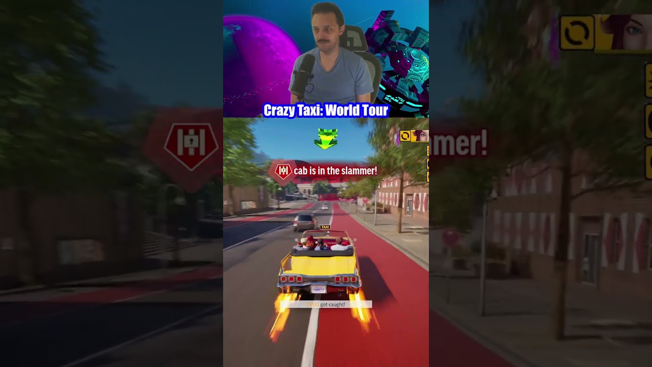 1st Place! Cops & Cabbies as Gena! | Crazy Taxi: World Tour | Xbox Series X