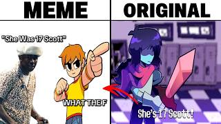 She Was 17 Scott Meme vs Original