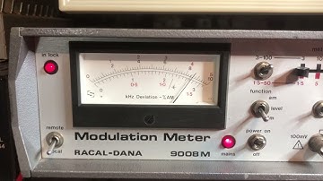 VK1JTX - Ham Radio - Deviation measurement 2021