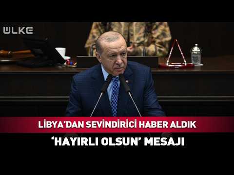 Great News from Libya! 'Best Wishes' Message from Erdoğan #BreakingNews