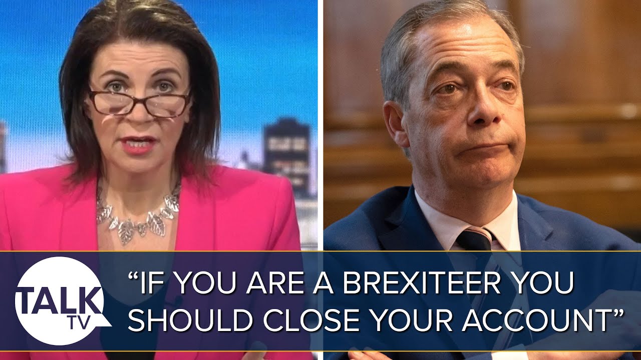 “Close Your Accounts!” | Julia Hartley-Brewer Slams Bank For Closing Nigel Farage’s Account