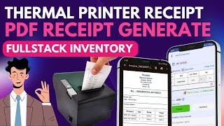 FullStack Inventory System with Thermal Printer Receipt and PDF Receipt Generation - POS feature screenshot 1