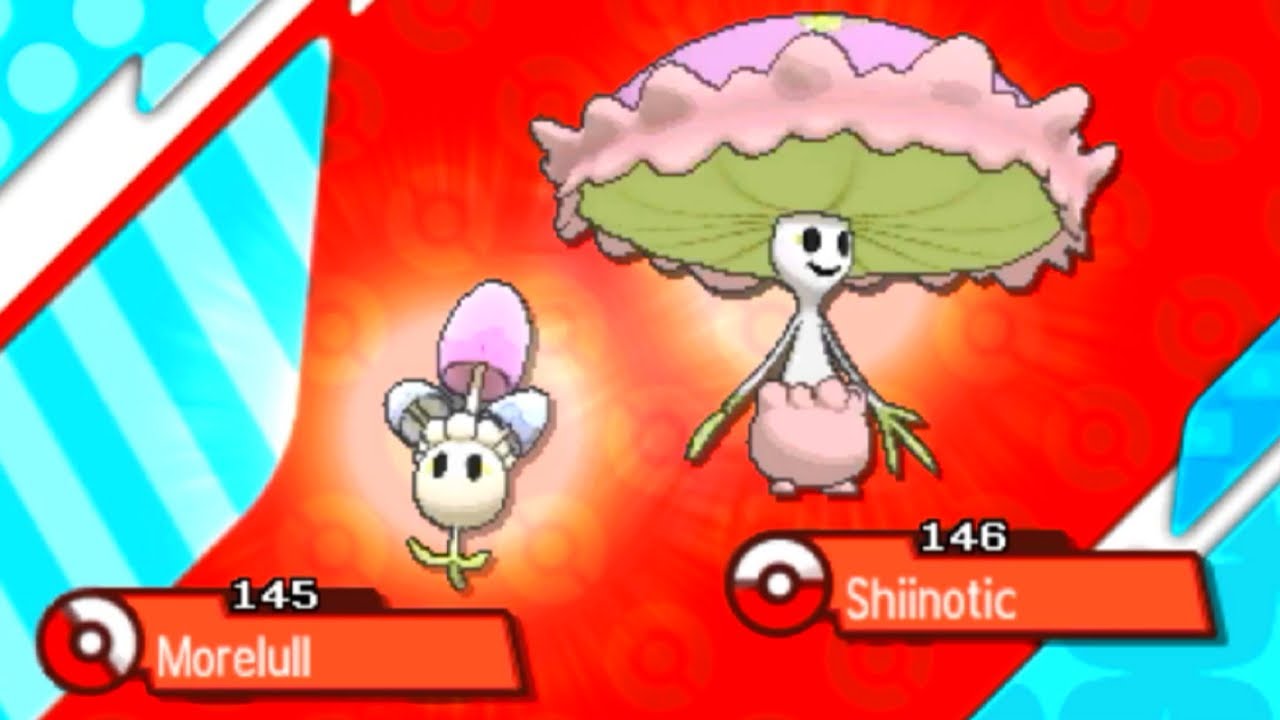 How to Evolve MORELULL into SHIINOTIC Pokemon Sun & Moon YouTube