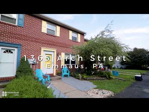 1365 Arch Street, Emmaus, PA home video tour