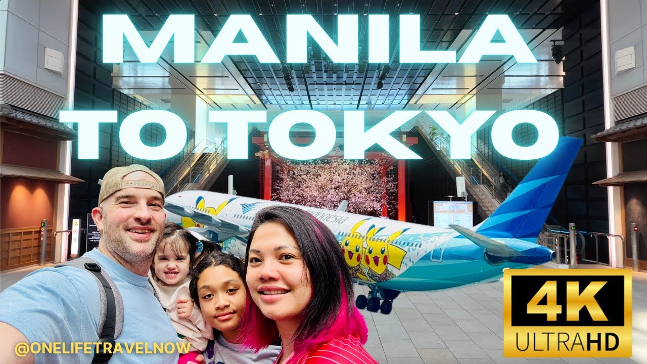 Manila to Tokyo in Philippine Airlines Economy Class w/kids