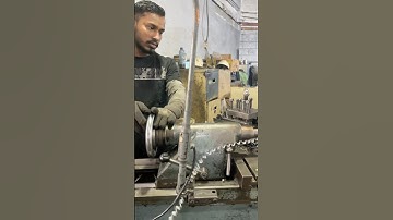 Lathe machine work drill #machine #lathemachine #machineshop #welding #lathing #lathe #lathmachine