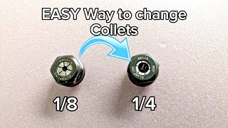 How to Change The Collet on Your CNC - EASY Collet Swap