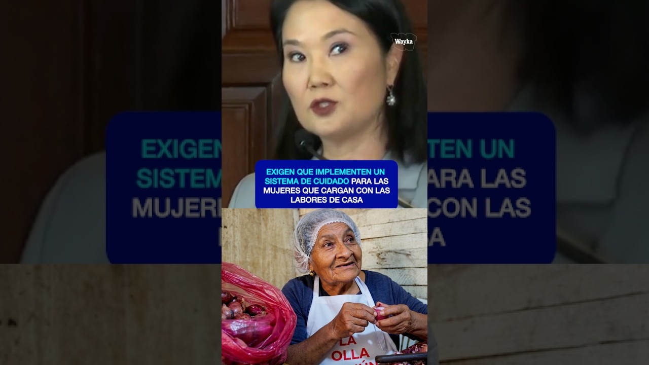 Exigen que implementen un sistema de cuidado para las mujeres que cargan con las labores de casa
