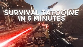 Survival Tatooine Mission under 5 Minutes | Star Wars Battlefront BETA