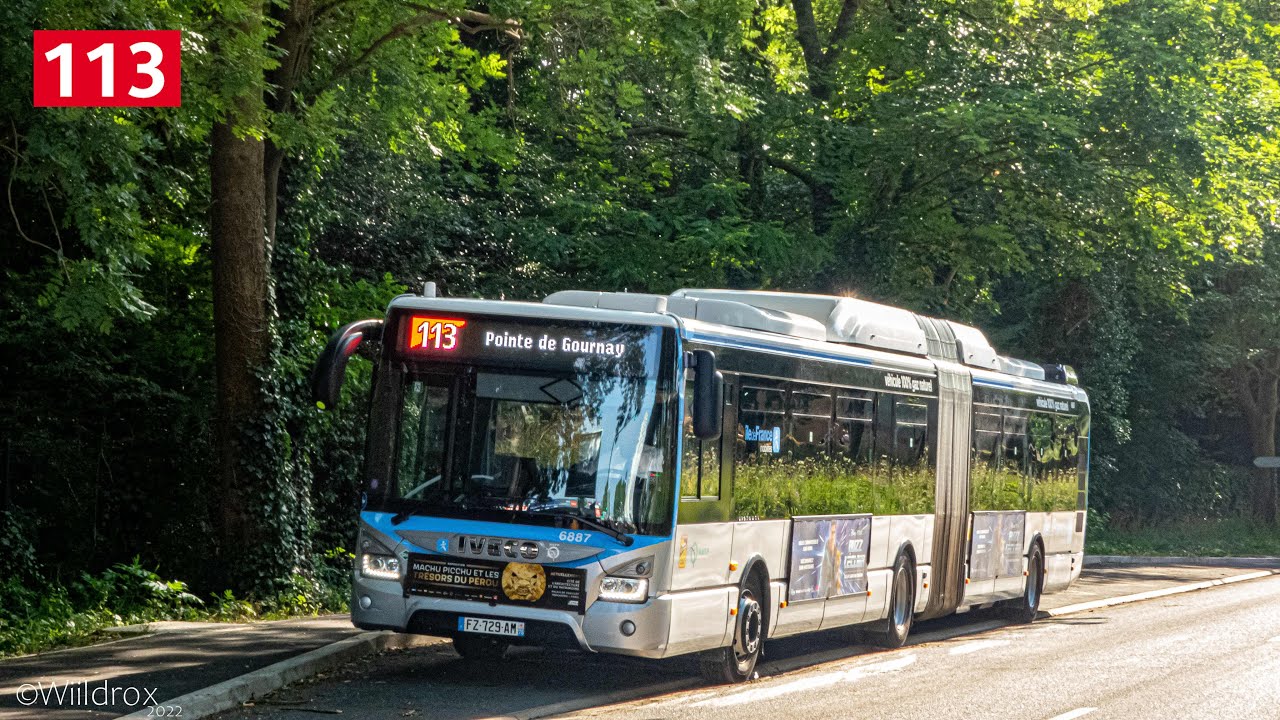 Iveco Urbanway 18 GNV VOITH - Bus 113 RATP