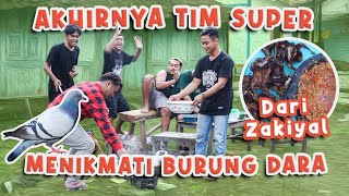 Tim Super Memasak Burung Dara Kesayangan Zaki 