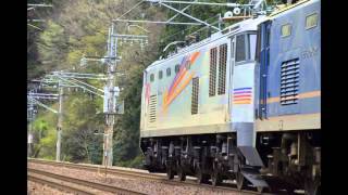 配6550レEF510 504号機+EF510 509号機カシ釜ムド  HD