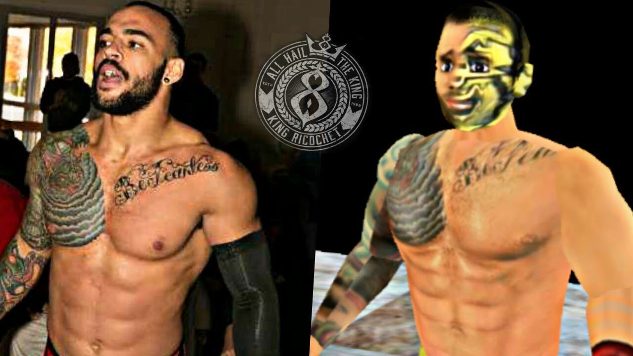 Top 30 moves of Ricochet / Prince Puma in Wrestling Revolution 3d YouTube