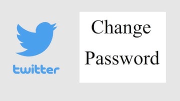 How to change password on Twitter
