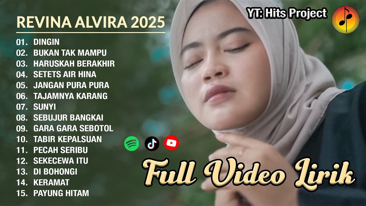 REVINA ALVIRA - DINGIN, BUKAN TAK MAMPU - DANGDUT NOSTALGIA TERSYAHDU 2025 - FULL VIDEO LIRIK