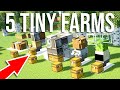 5 TINY Farms You Need to Build in Minecraft!