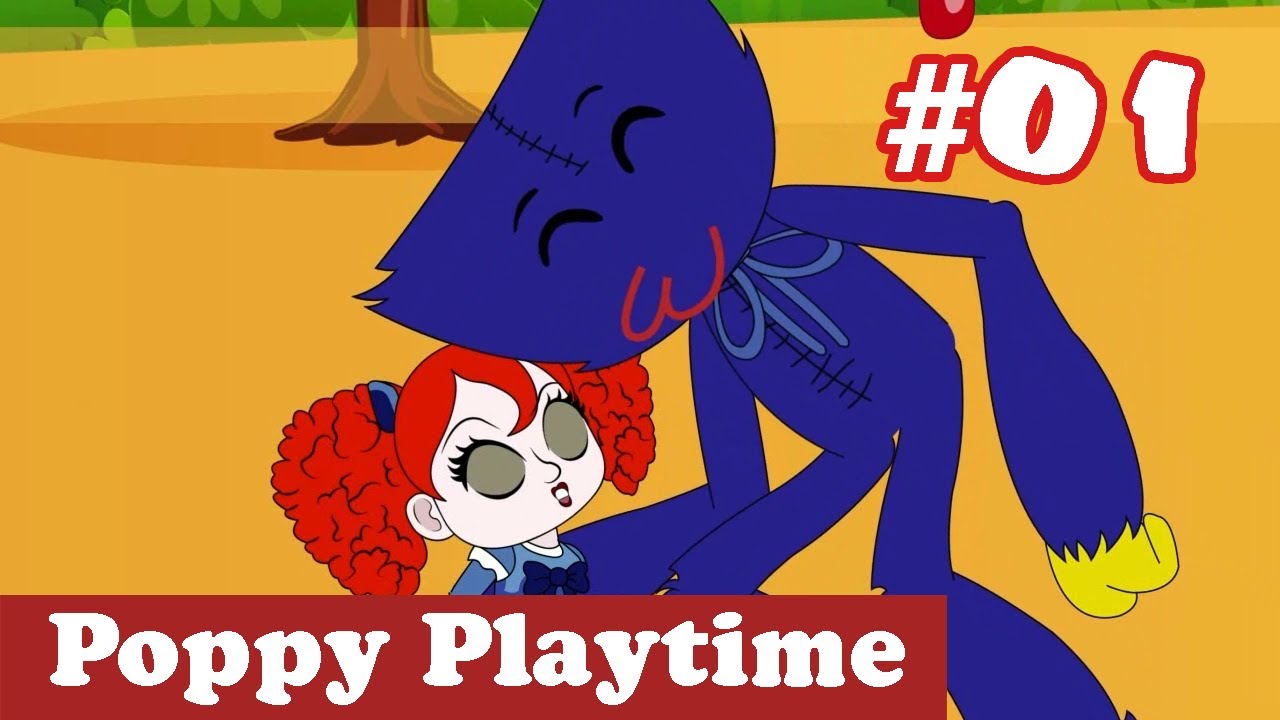 Plants Vs Zombies in Poppy Playtime Animation #1: Huggy Wuggy Is In Love  With Poppy Doll 