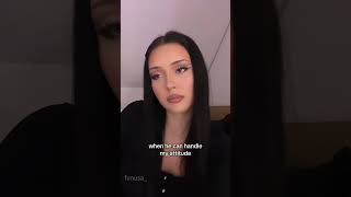 When your man know how to handle your attitude 😂😂#couple#funny#fyp