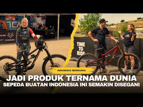 GOKIL! JADI PRODUK KELAS DUNIA, SEPEDA BUATAN INDONESIA INI DIPAKAI ATLET TERKENAL