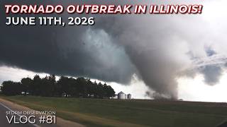 The Entire June 11th, 2026 Tornado Outbreak in Illinois! | Storm Observation VLOG #81