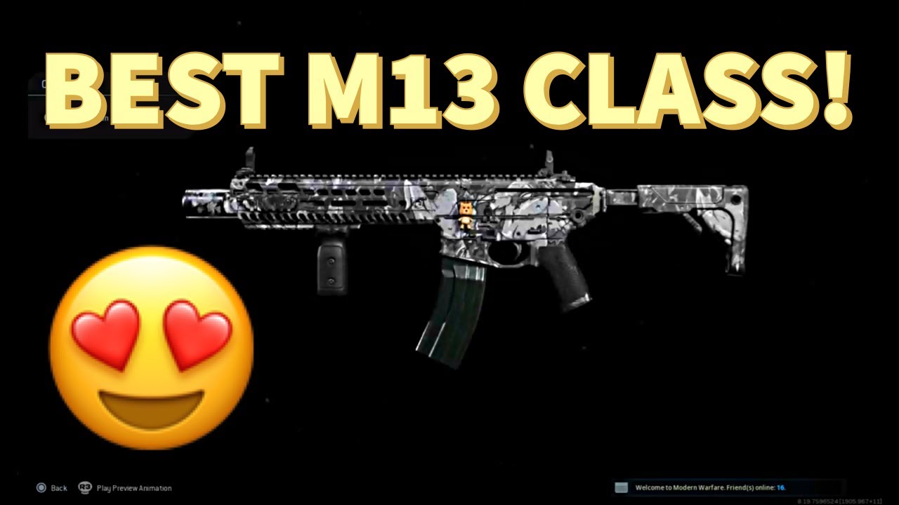 BEST M13 CLASS! (Modern Warfare Warzone)