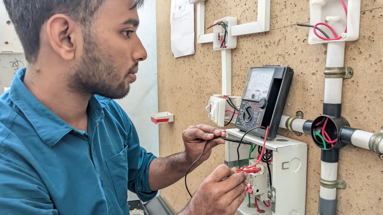 NSDA কন্টিনিউটি টেস্ট,পোলারিটি টেস্ট,ইন্সুলেশন রেজিস্ট্যান্স টেস্ট,আর্থিং টেস্ট ,AVO মিটার দিয়ে।