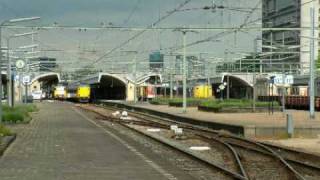 Rotterdam Centraal; recorded announcement for arriving Thalys from Paris (20090620)
