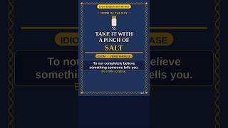 Take It With a Pinch of Salt — The Idiom That Comes From Ancient Rome | Learn English with Mr Ben